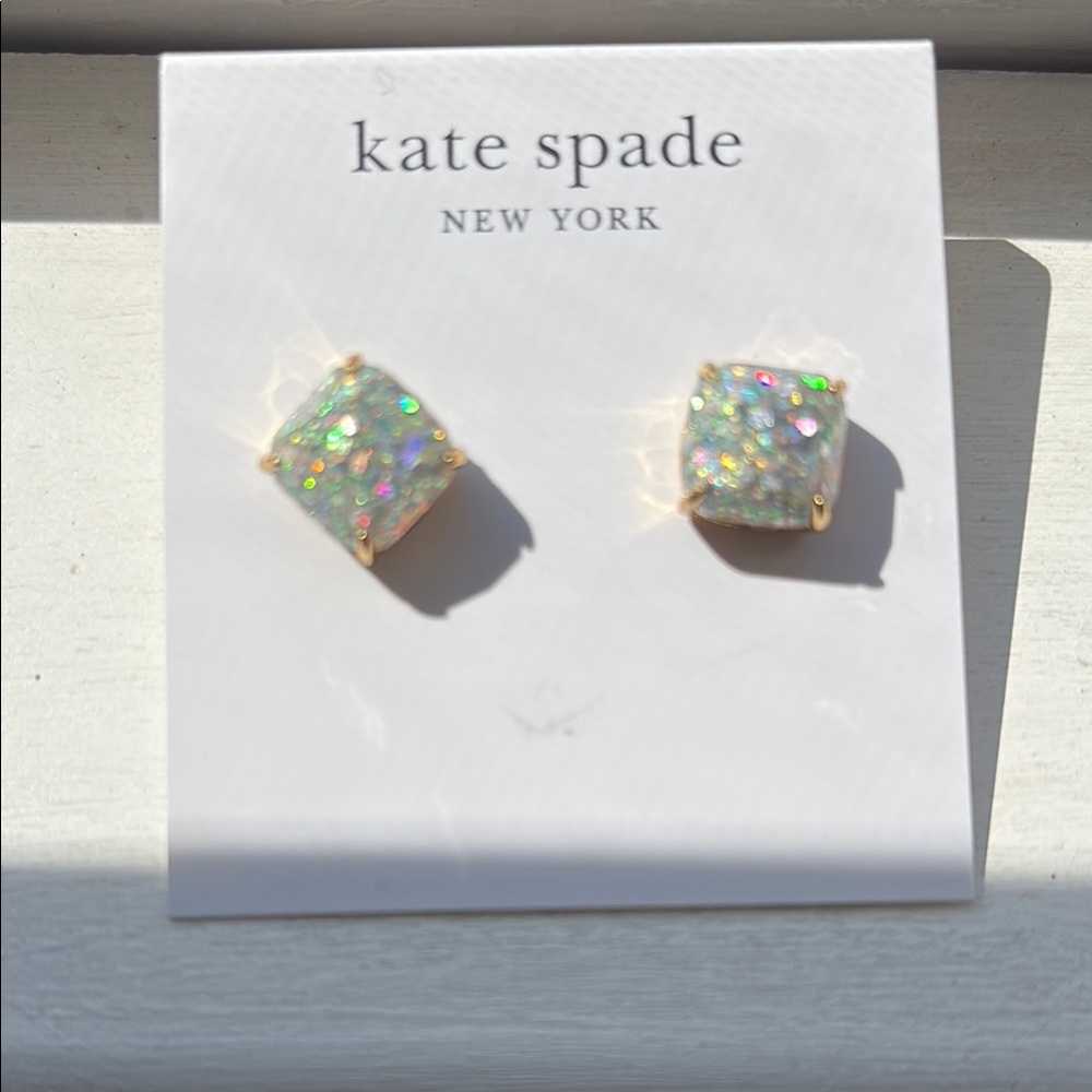 Kate Spade Glittering Square Earrings